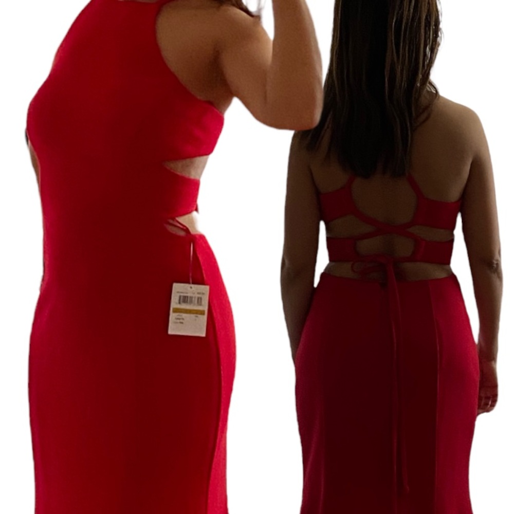 Beautiful red dress, I only wore the dress once, size 3